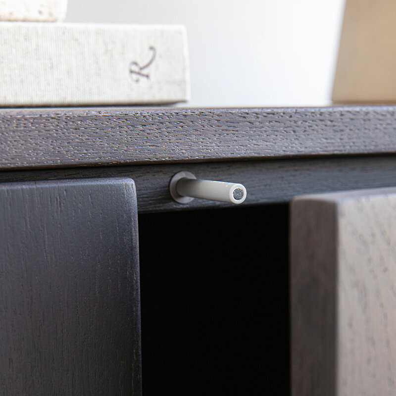 Design cabinet | Modular Cabinet MC-5L Oak white lacquer | Studio HENK | 