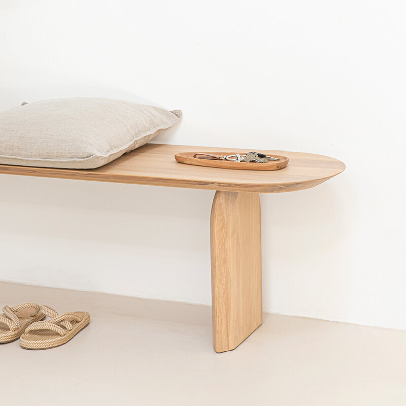 Design Dining Bench | Slot bench Oak smoked stain | Oak smoked stain | Studio HENK | 