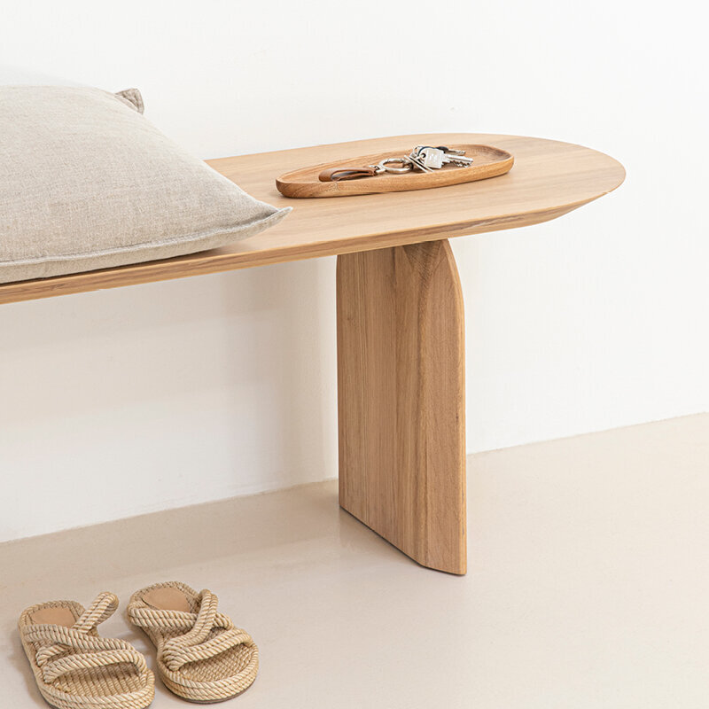 Design Dining Bench | Slot bench Oak smoked stain | Oak smoked stain | Studio HENK | 