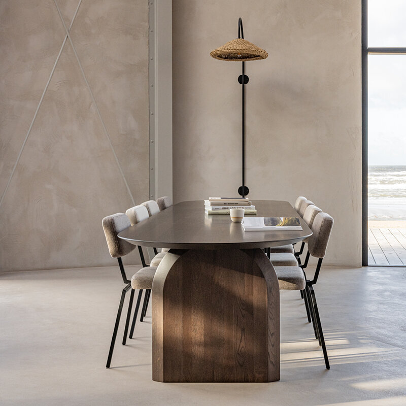 Design modern dining chair | Ode Chair without armrest Beige facet beige1037 | Studio HENK | 