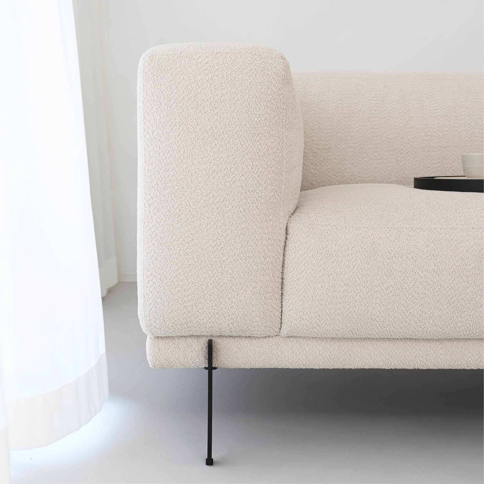 Design modern sofa | Cave 2.5 seater corner sofa left Beige | Studio HENK | 