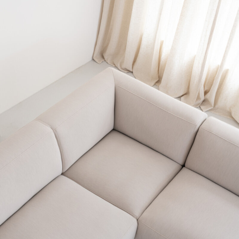 Design modern sofa | Cave 2.5 seater corner sofa left Beige | Studio HENK | 