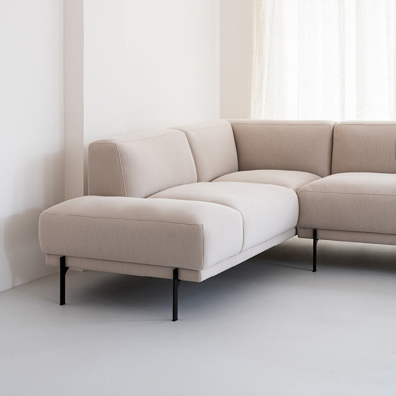 Design modern sofa | Cave 2.5 seater corner sofa left Beige | Studio HENK | 