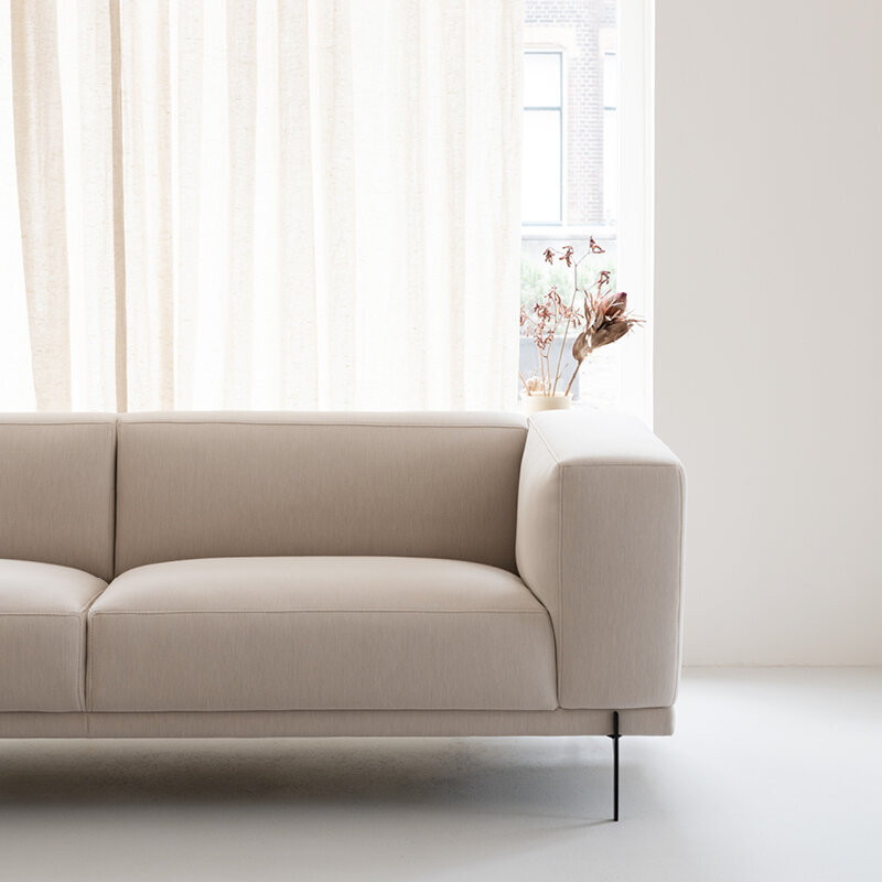 Design modern sofa | Cave 2.5 seater corner sofa left Beige | Studio HENK | 