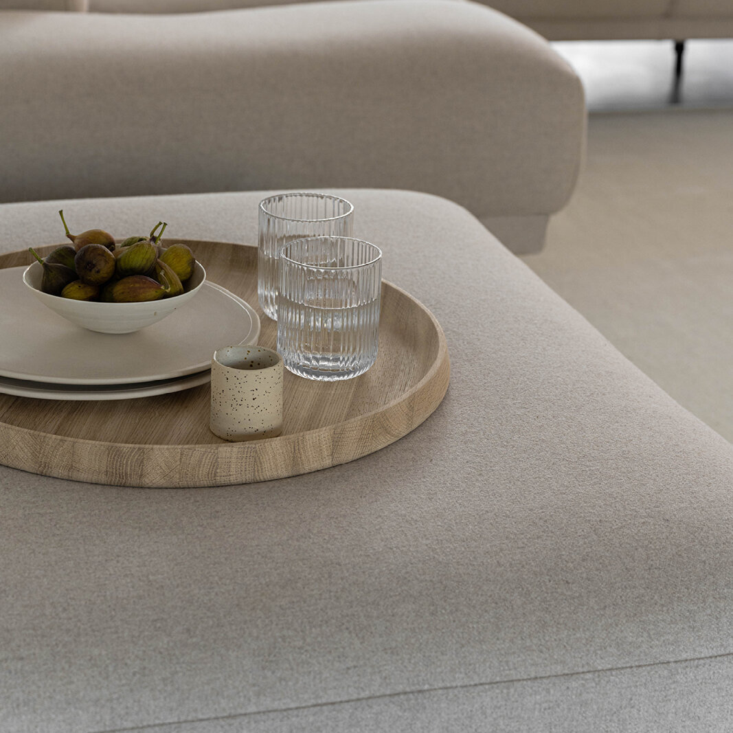 Design modern sofa | Cave 2.5 seater corner sofa left Beige | Studio HENK | 