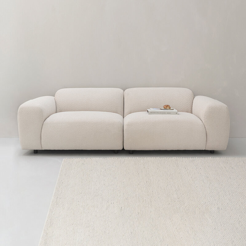 Design modern sofa | Cosy 4 seater 45 degree corner sofa Beige | Studio HENK | 