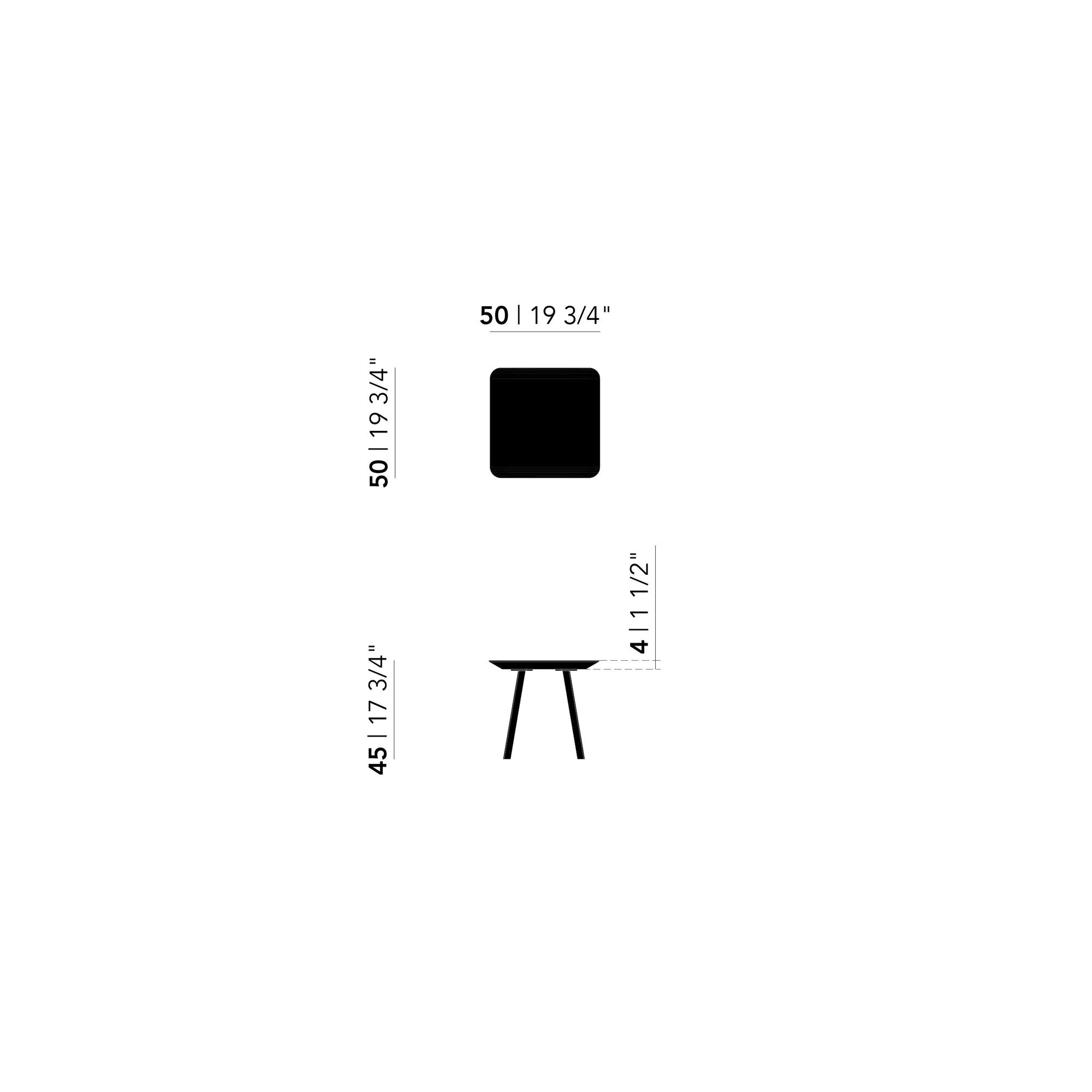 Design Coffee Table | New Co Coffee Table 50 Round White | Oak hardwax oil natural light 3041 | Studio HENK | 