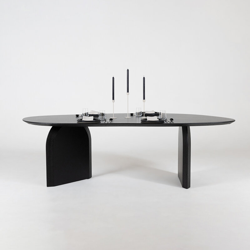 Blob Design dining table | Slot Amoeba LivingBoard P5 Natural lacquer | Amoeba LivingBoard P5 Natural lacquer | Studio HENK | 