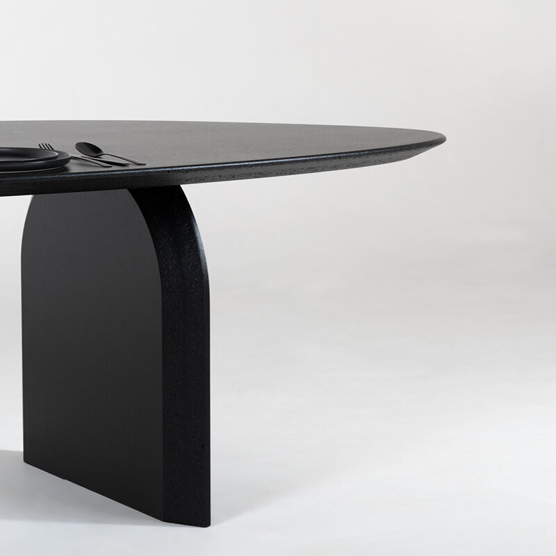 Blob Design dining table | Slot Amoeba LivingBoard P5 Natural lacquer | Amoeba LivingBoard P5 Natural lacquer | Studio HENK | 