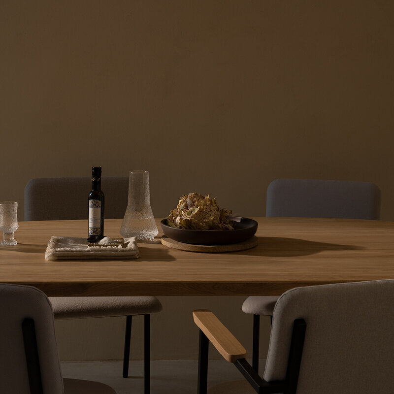 Blob Design dining table | Slot Amoeba LivingBoard P5 Natural lacquer | Amoeba LivingBoard P5 Natural lacquer | Studio HENK | 