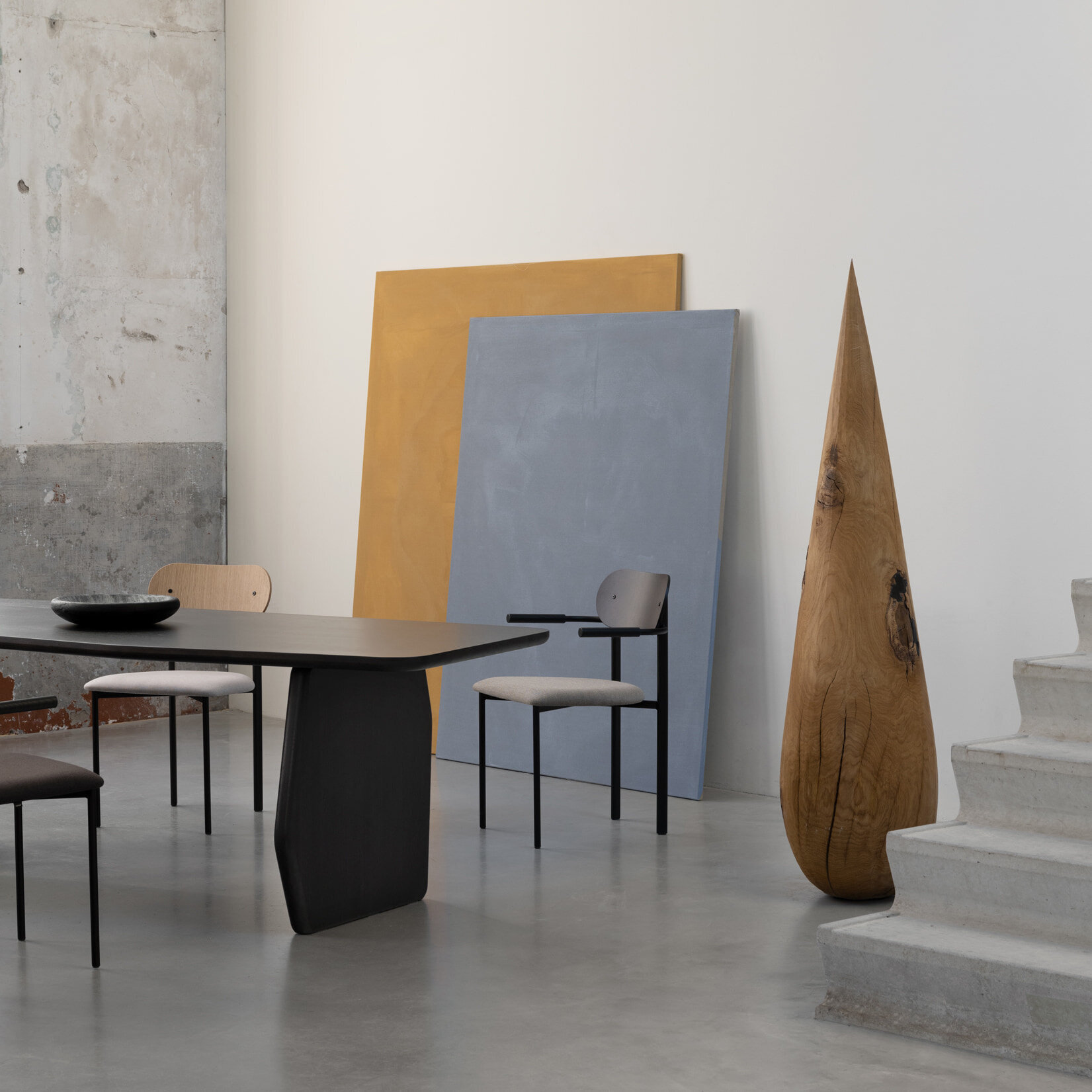 Design dining table | Slant Oak hardwax oil natural light | Oak hardwax oil natural light | Studio HENK | 