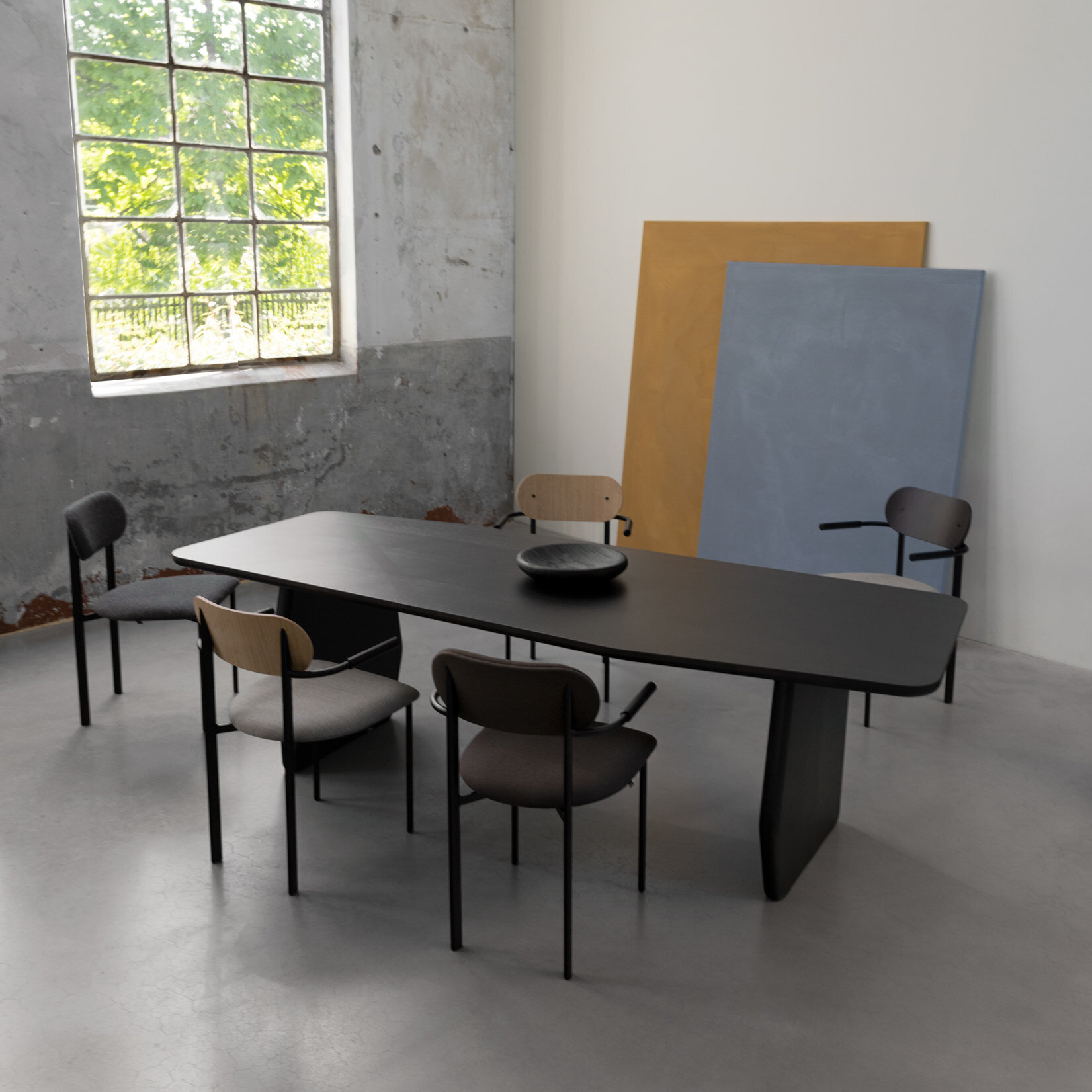  Design dining table | Slant Oak hardwax oil natural light | Oak hardwax oil natural light | Studio HENK | 