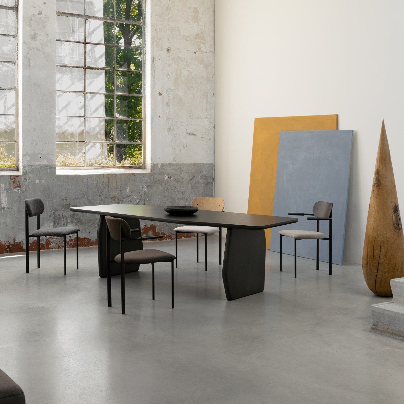  Design dining table | Slant Oak hardwax oil natural light | Oak hardwax oil natural light | Studio HENK | 