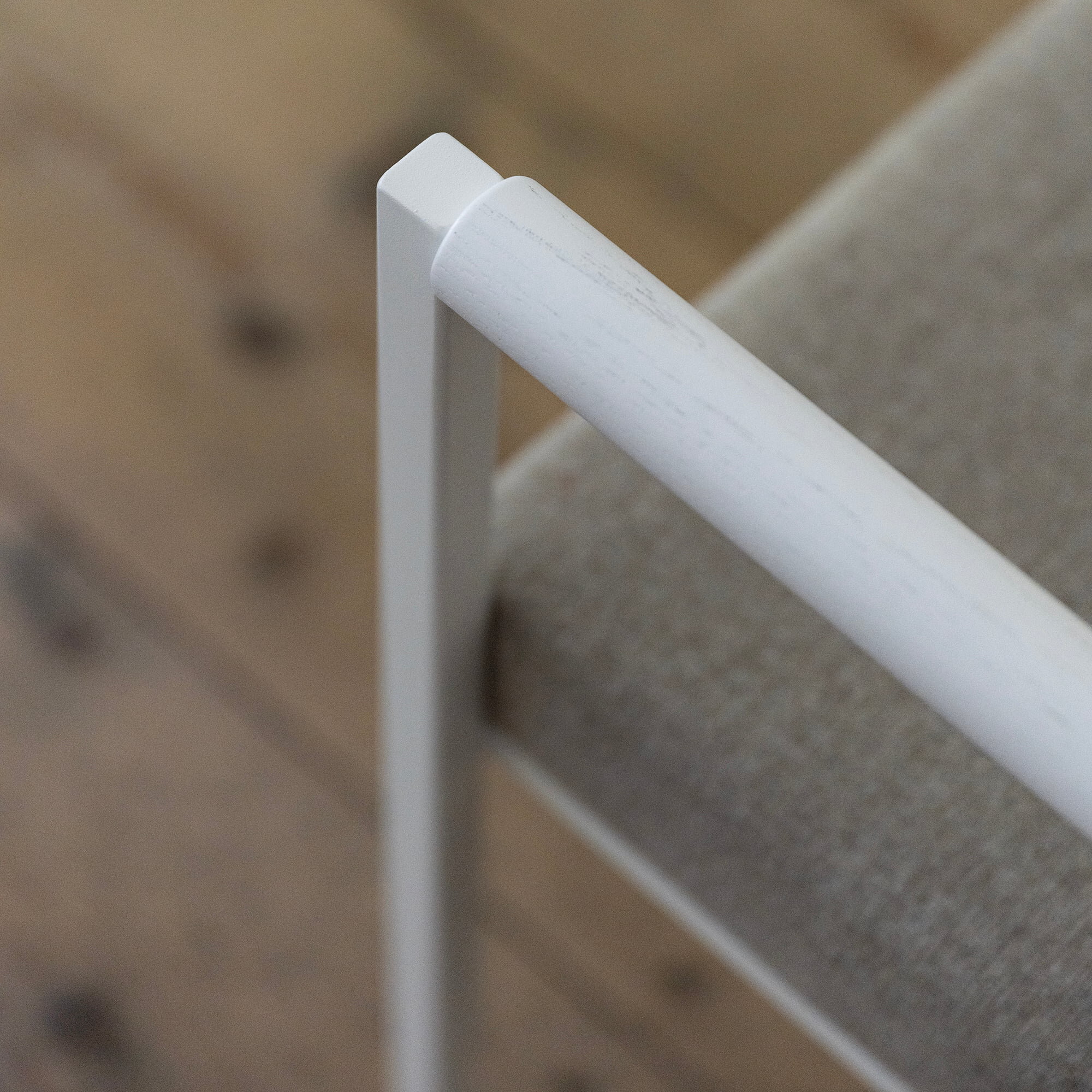 Design modern dining chair | Bolster Dining Chair with armrest Beige hallingdal65 220 | Studio HENK | 