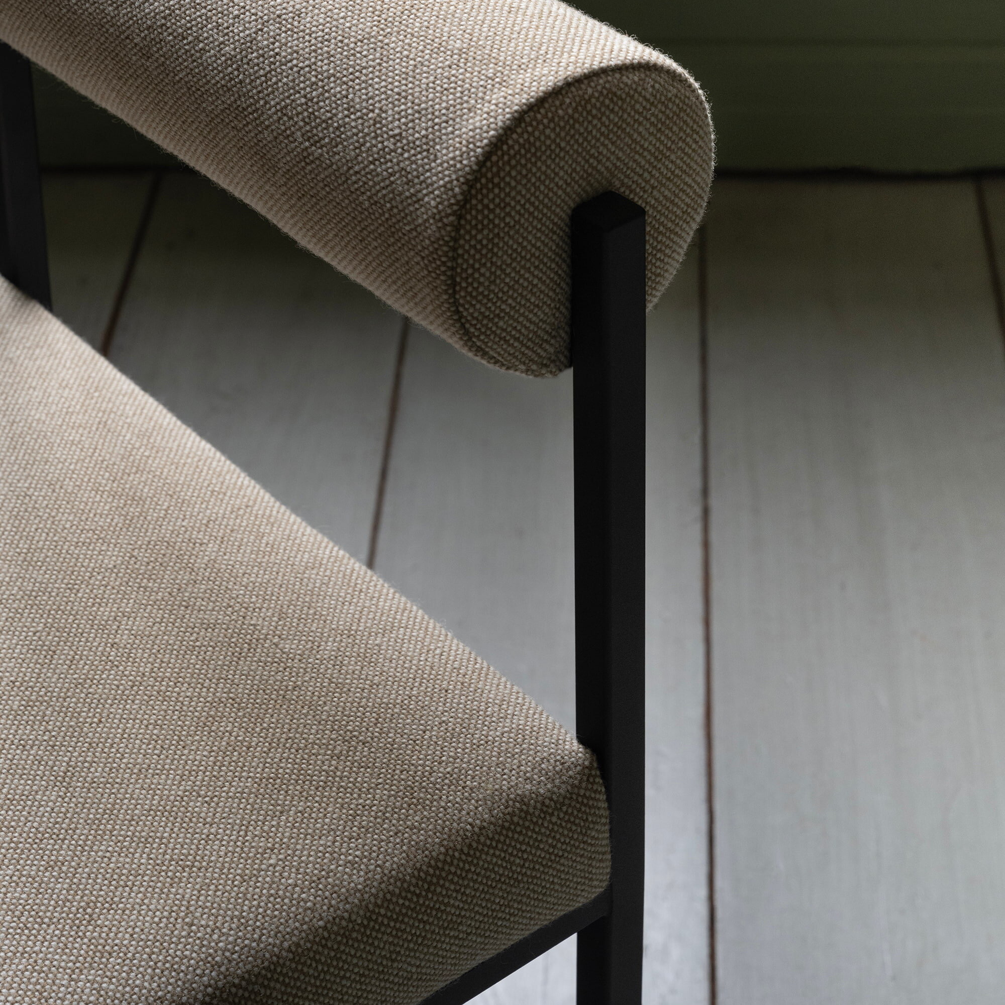 Design modern dining chair | Bolster Dining Chair without armrest Brown dream liver10 | Studio HENK | 