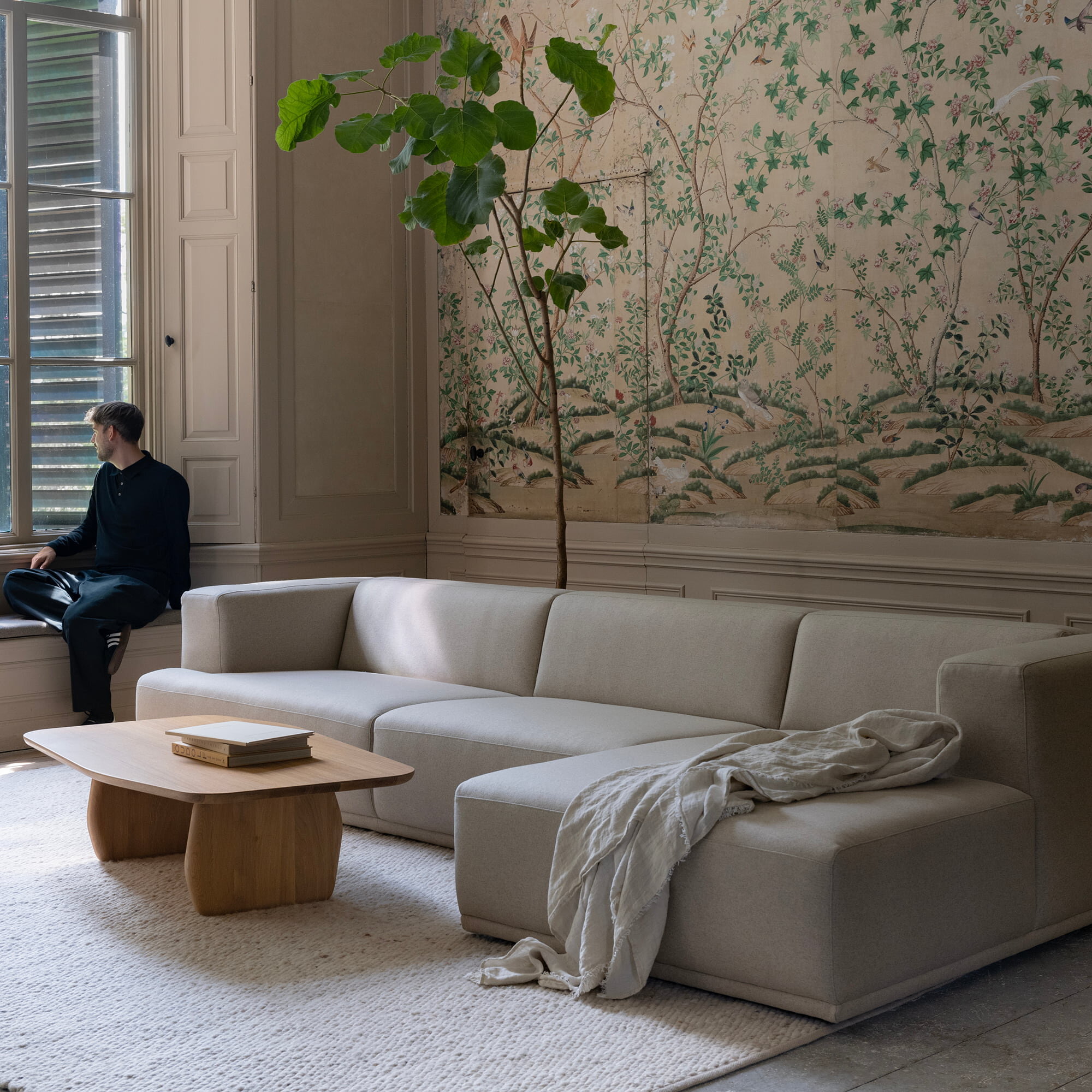 Design modern sofa | Hug 7 seater corner sofa left Grey | Studio HENK | 