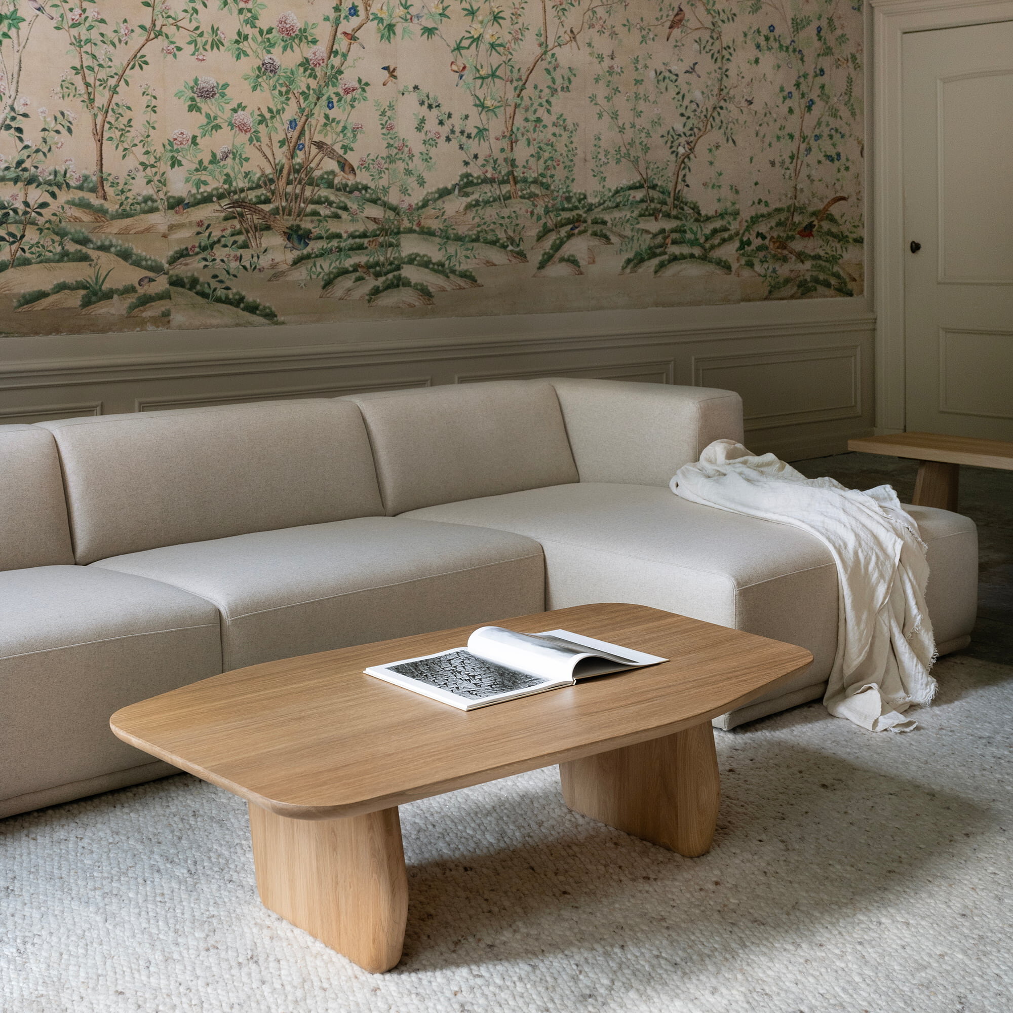 Design Coffee Table | Slant Coffee Table Walnut naturel lacquer | Walnut naturel lacquer | Studio HENK | 