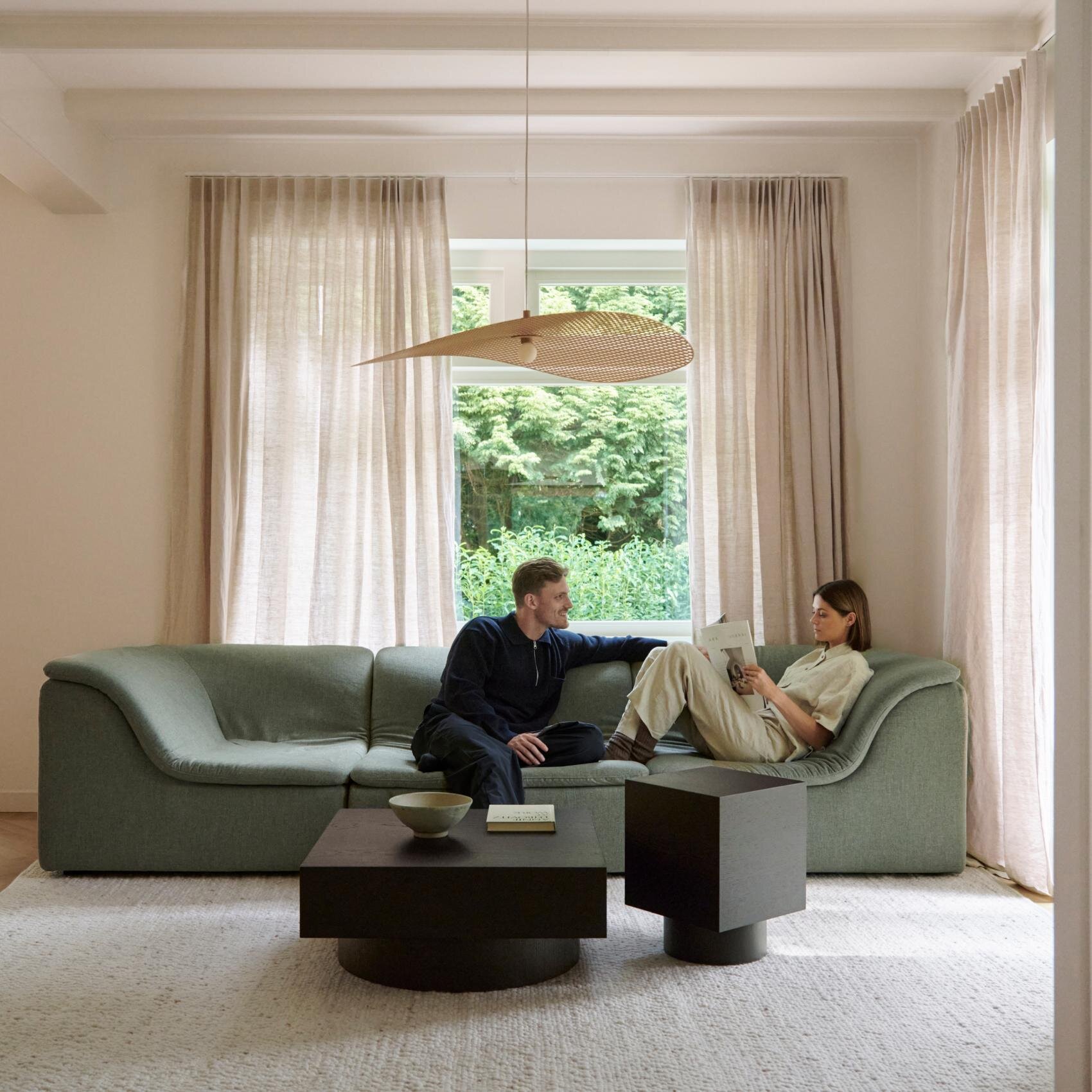 Design modern sofa | Blanket 2 seater Beige | Studio HENK | 