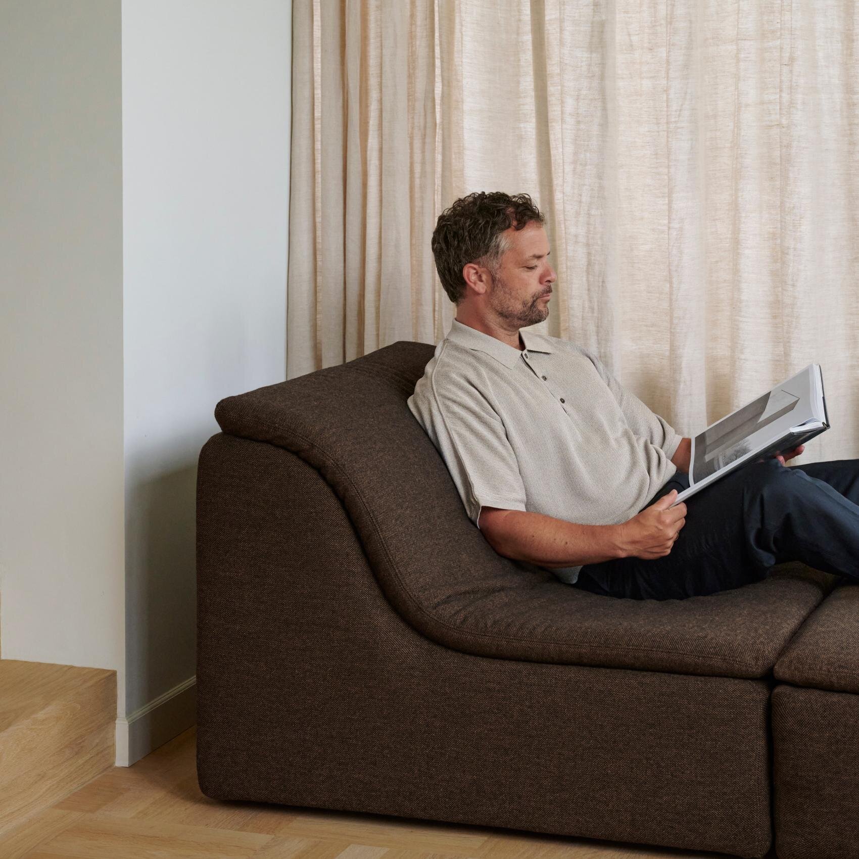 Design modern sofa | Blanket 2 seater Beige | Studio HENK | 