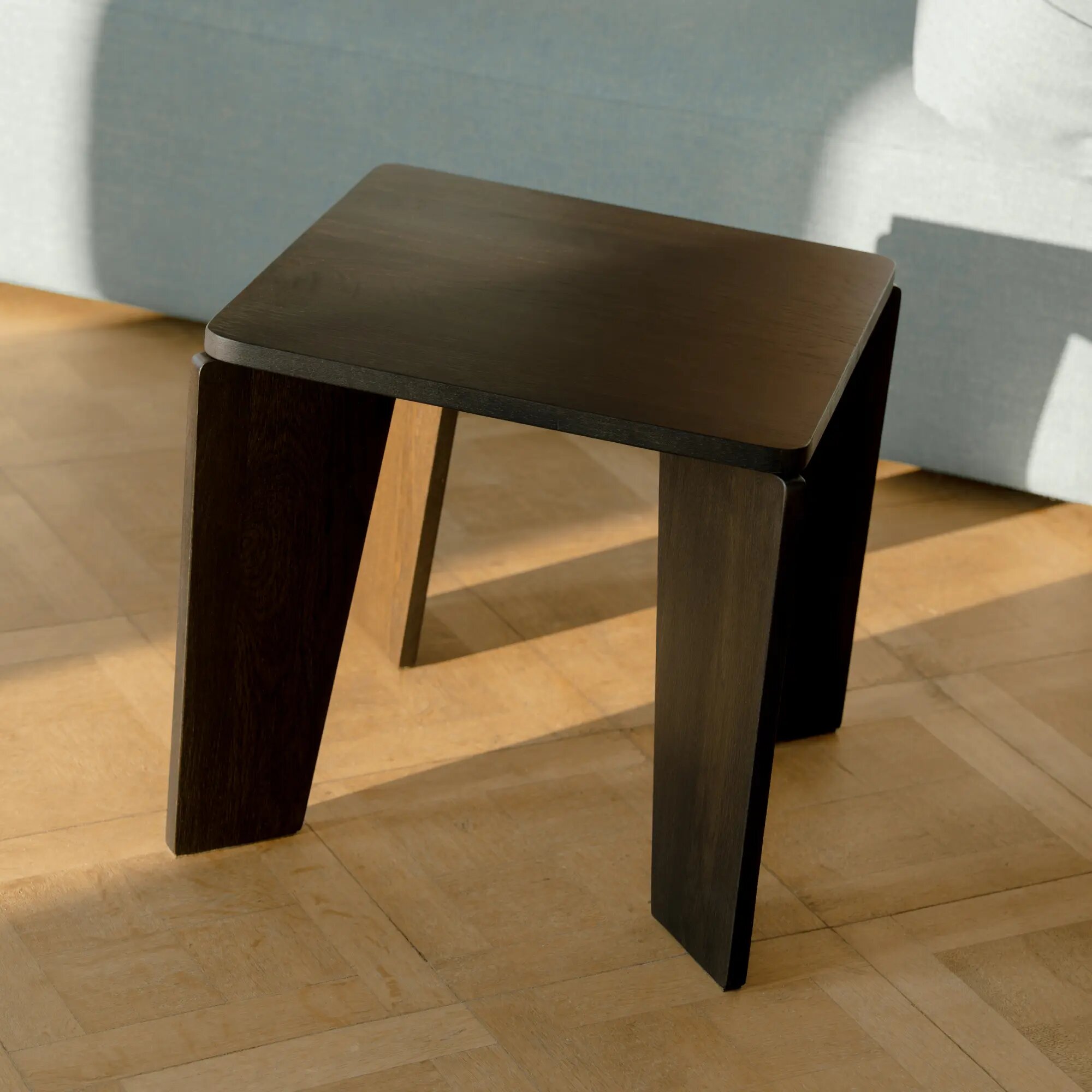 Design Coffee Table | Taper Coffee Table 50 Oak dark brown stain 3063 | Oak dark brown stain 3063 | Studio HENK | 