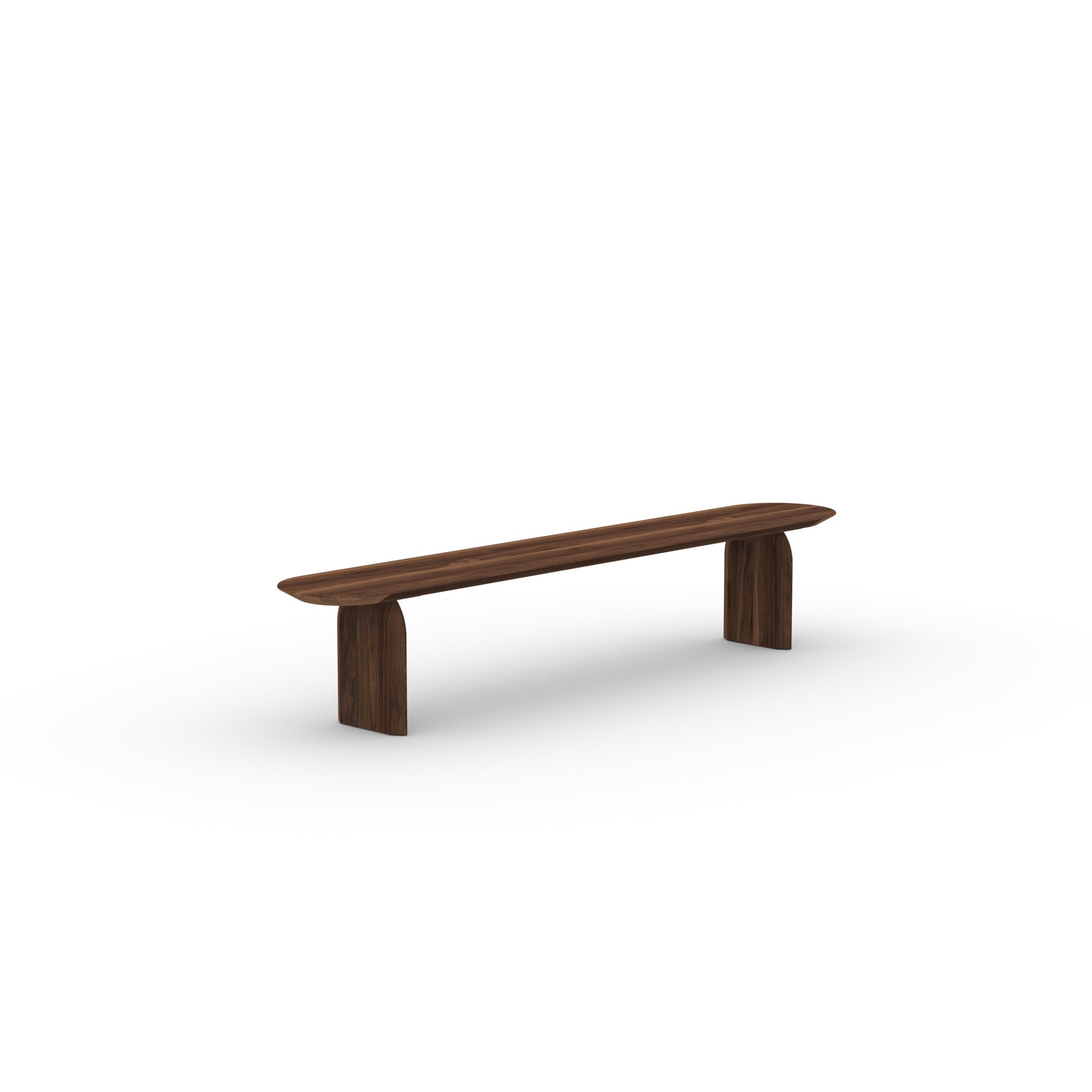 Design Dining Bench | Slot bench Walnut naturel lacquer | Walnut naturel lacquer | Studio HENK | 