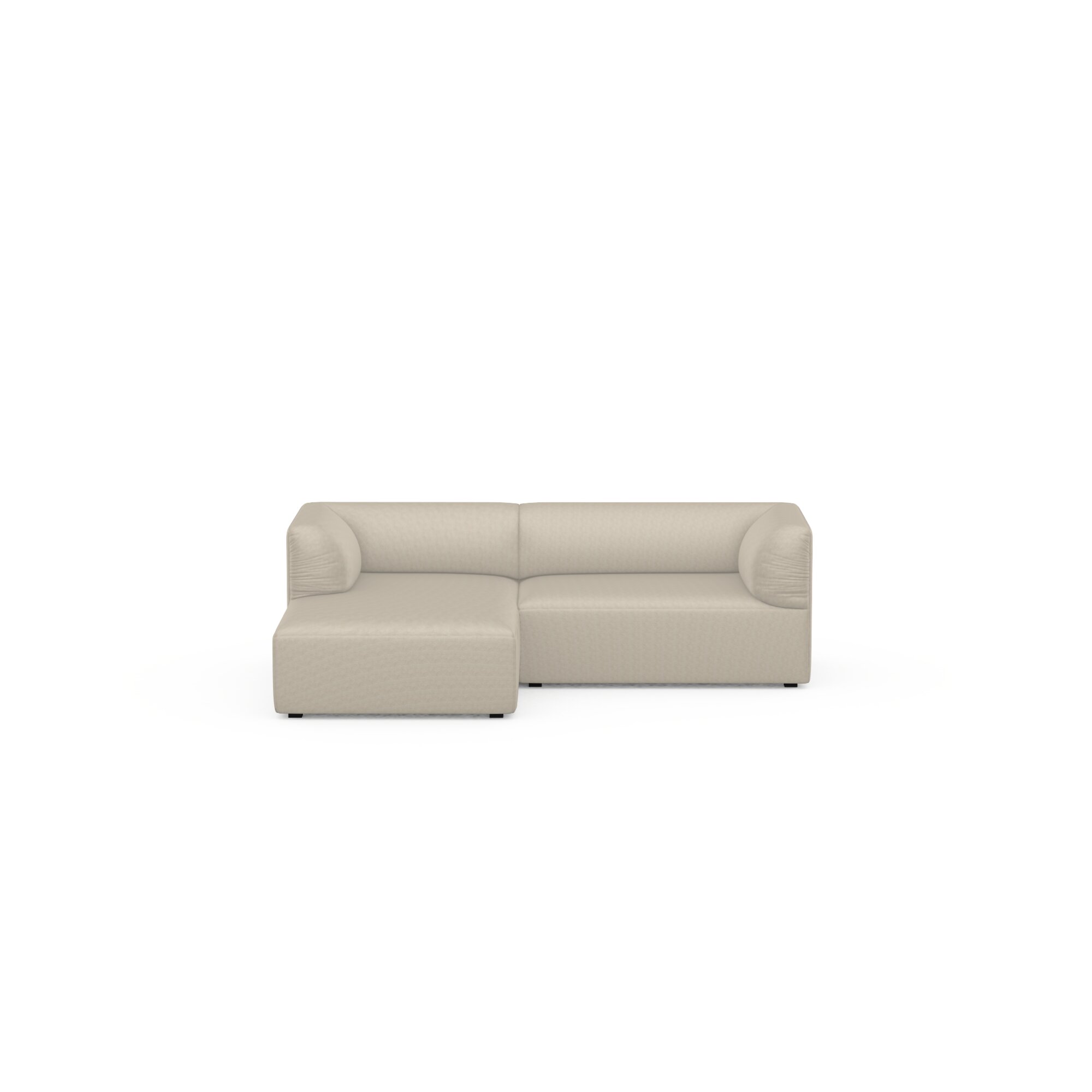 Design modern sofa | Unfold 2.5 seater chaise longue left Beige | Studio HENK | 