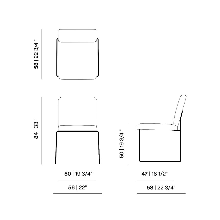 Design modern dining chair | Unfold Chair Pink orion blossom166 | Studio HENK | 