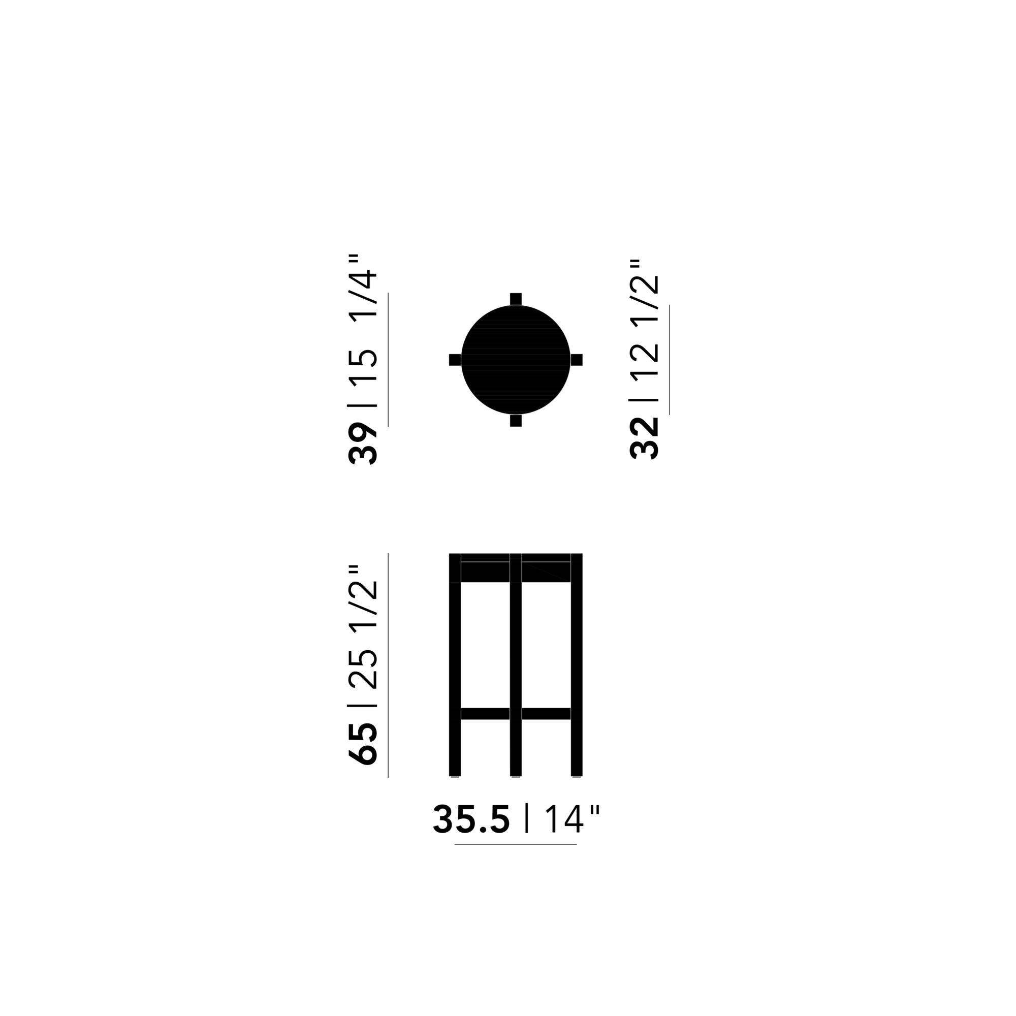 Design stool Base Stool 77 | Studio HENK | 