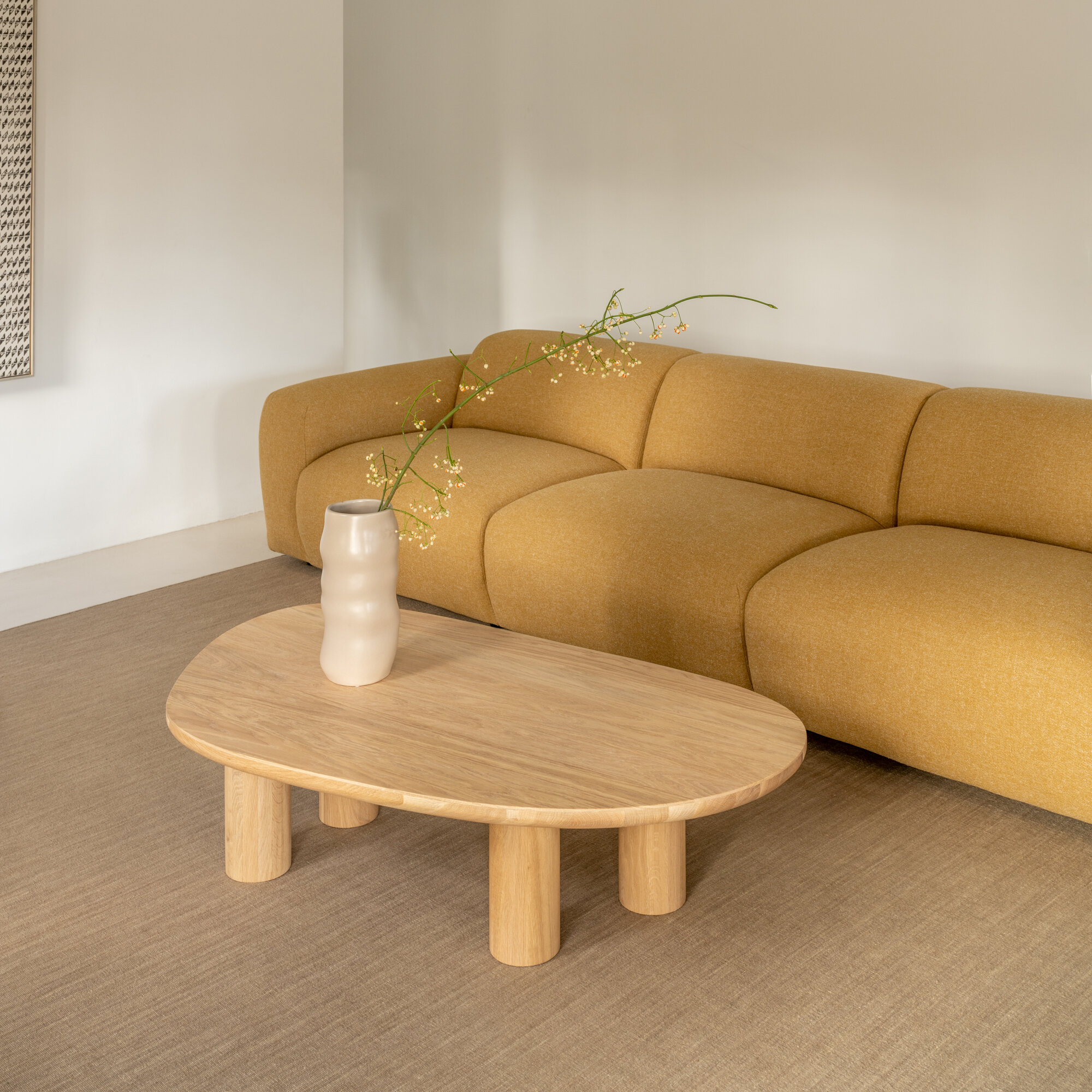 Design Coffee Table | Blob Coffee Table Walnut naturel lacquer | Walnut naturel lacquer | Studio HENK | 